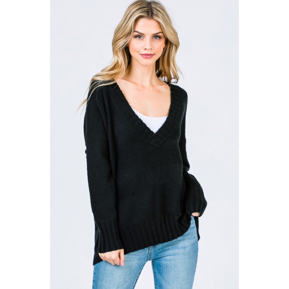 Laced Soft Semi Oversize Jumper Sweater - Picture 5 of 6